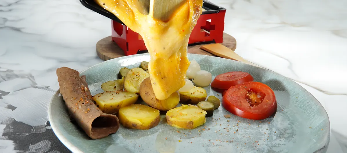 Veganes Raclette von Vegusto!