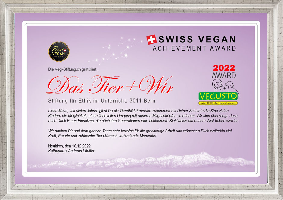Swiss Vegan Achievement Awards